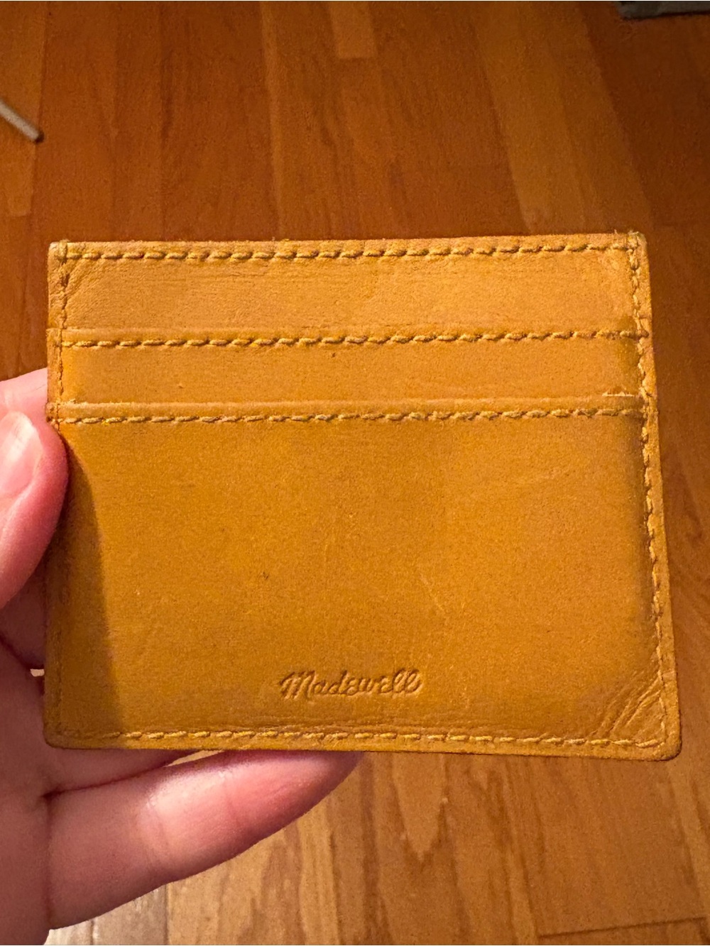 Madewell Brown Leather Card Holder